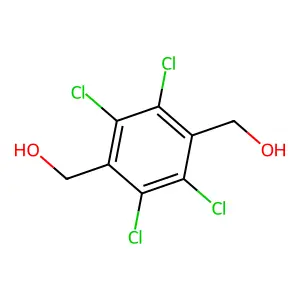 2,3,5,6-Tetrachloro-1,4-benzenedimethanol structure