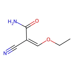 2-Cyano-3-ethoxyprop-2-enamide structure