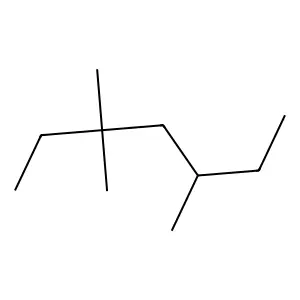 3,3,5-Trimethylheptane structure