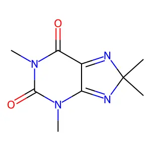 Xanthine, 1,3,8,8-tetramethyl- structure