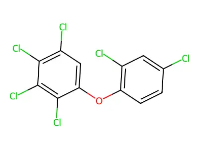 1,2,3-Trichloro-4-(2,4,5-trichlorophenoxy)benzene structure