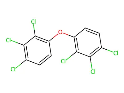 Hexachlorodiphenyloxide structure