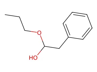 alpha-Propoxyphenethyl alcohol structure