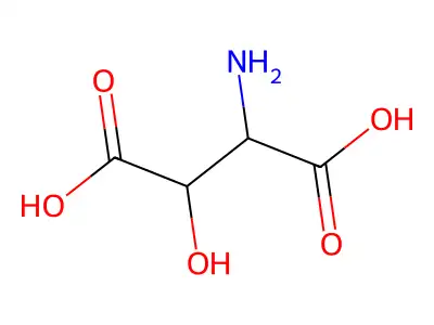 3-Hydroxyaspartic acid structure