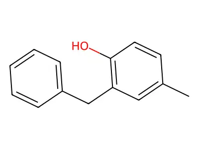 Phenol, 4-methyl(phenylmethyl)- structure