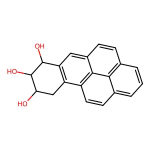 7,8,9,10-Tetrahydrobenzo(pqr)tetraphene-7,8,9-triol structure