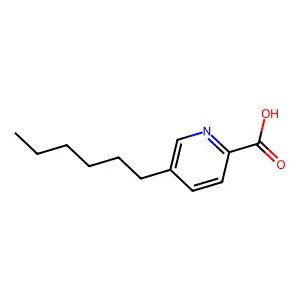 Picolinic acid, 5-hexyl- structure
