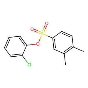 2-Chlorophenyl 3,4-dimethylbenzenesulfonate structure