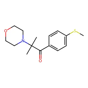 2-Methyl-1-(4-(methylthio)phenyl)-2-morpholino-1-propanone structure