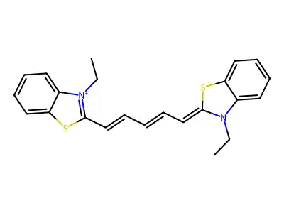 Dithiazanine ion structure