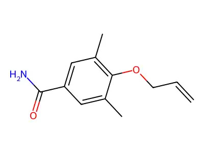 3,5-Dimethyl-4-(2-propen-1-yloxy)benzamide structure
