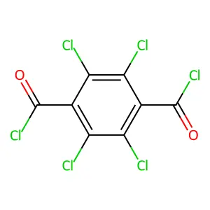 2,3,5,6-Tetrachloroterephthaloyl chloride structure