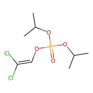 Phosphoric acid, 2,2-dichloroethenyl bis(1-methylethyl) ester structure