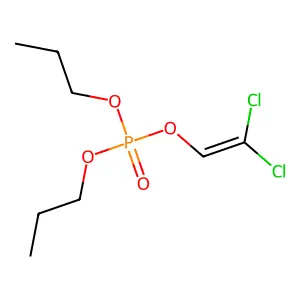 Phosphoric acid, 2,2-dichloroethenyl dipropyl ester structure