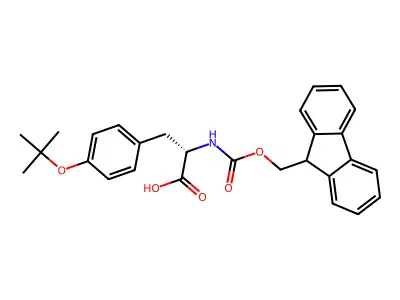 Fmoc-Tyr(tBu)-OH structure
