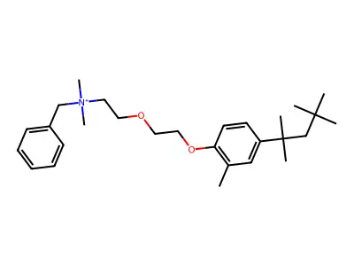 Methylbenzethonium structure