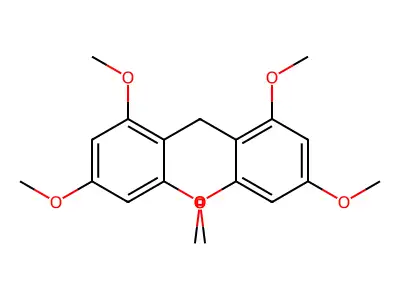 1,3,5-Trimethoxy-2-[(2,4,6-trimethoxyphenyl)methyl]benzene structure