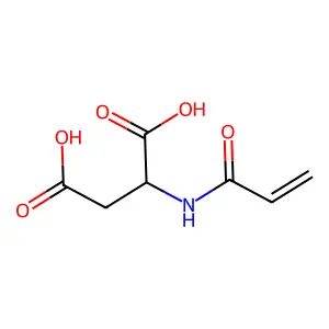 2-(Prop-2-enamido)butanedioic acid structure