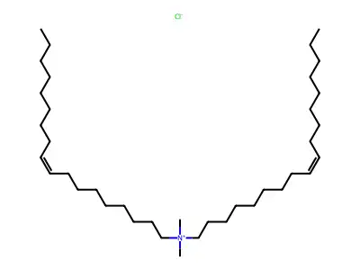 9-Octadecen-1-aminium, N,N-dimethyl-N-(9Z)-9-octadecenyl-, chloride, (9Z)- structure