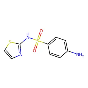 Sulfathiazole structure