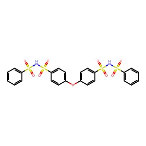 Benzenesulfonamide, 4,4'-oxybis(N-(phenylsulfonyl)- structure