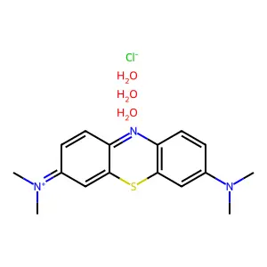 Methylene Blue Trihydrate structure