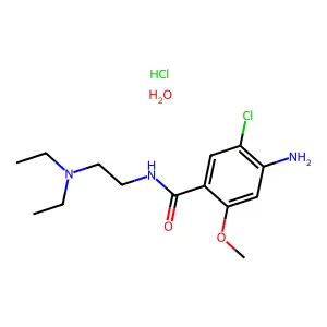 metoclopramide hydrochloride anhydrous structure