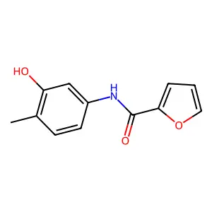 N-(3-hydroxy-4-methylphenyl)furan-2-carboxamide structure