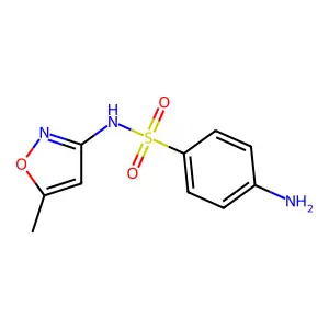Sulfamethoxazole structure