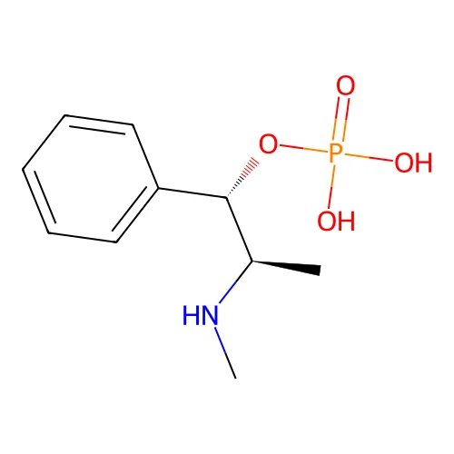 Ephedrine, phosphate (ester), (+)- structure
