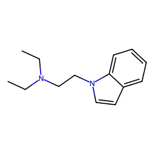 N,N-Diethyl-1H-indole-1-ethanamine structure