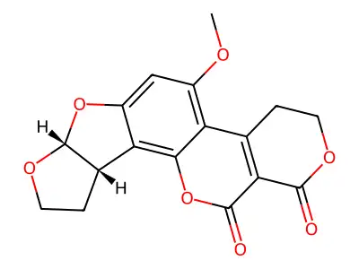 Dihydroaflatoxin G1 structure