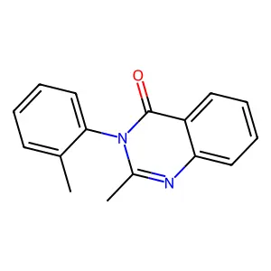 Methaqualone structure
