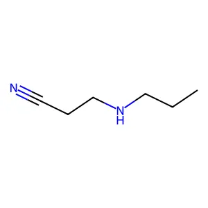 3-(Propylamino)propanenitrile structure