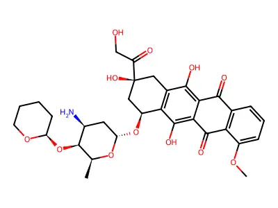 pirarubicin structure