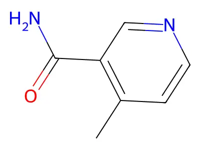 4-Methyl-3-pyridinecarboxamide structure