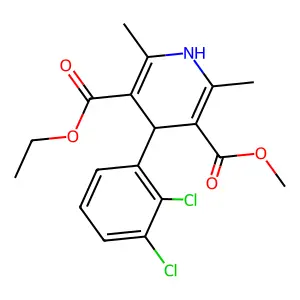 Felodipine structure