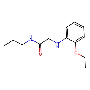 Acetamide, 2-((2-ethoxyphenyl)amino)-N-propyl- structure