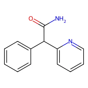 alpha-Phenyl-2-pyridineacetamide structure
