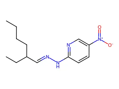 N-(2-ethylhexylideneamino)-5-nitropyridin-2-amine structure