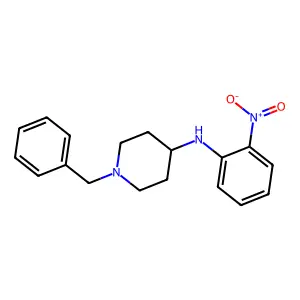 1-Benzyl-N-(2-nitrophenyl)piperidin-4-amine structure