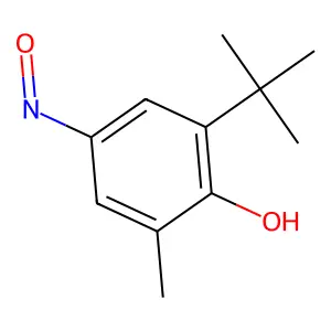 6-tert-Butyl-4-nitroso-o-cresol structure