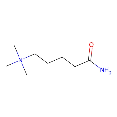 (5-Amino-5-oxopentyl)-trimethylazanium structure
