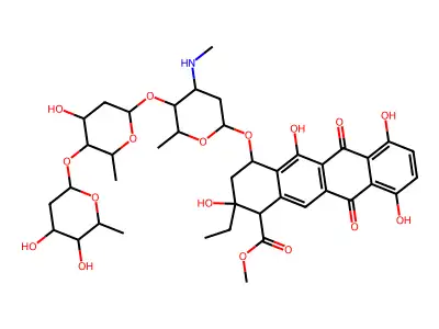 Alcindoromycin structure
