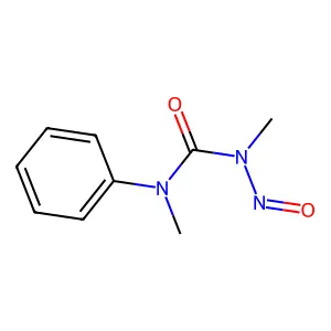 N-methyl-N'-phenyl-N'-methyl-N-nitrosourea structure