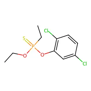 Phosphonothioic acid, ethyl-, O-2,5-dichlorophenyl O-ethyl ester structure