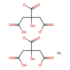 Plutonium citrate structure