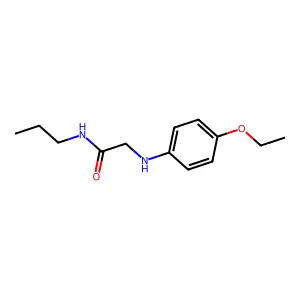 Acetamide, 2-((4-ethoxyphenyl)amino)-N-propyl- structure