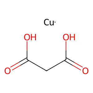Copper, (propanedioato(2-)-kappaO1,kappaO3)- structure