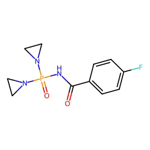 Fluorobenzotepa structure